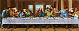 the picture of last supper by Leonardo da Vinci